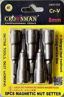 CROWNMAN 8mm Magnetic Nut Setter Tex Screw Adapter Texscrew Tekscrew Adapter 04891105