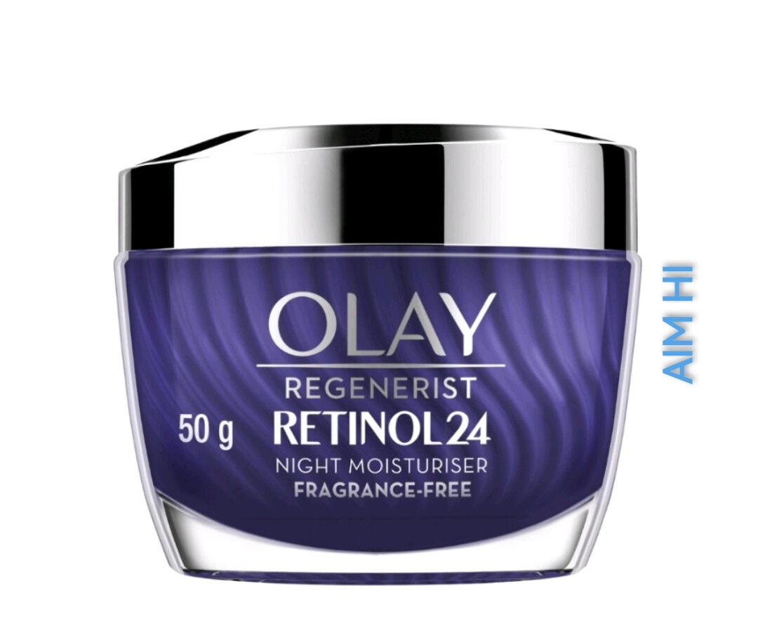 Olay Retinol 24 Night Moisturizer, Fragrance-Free (50g)