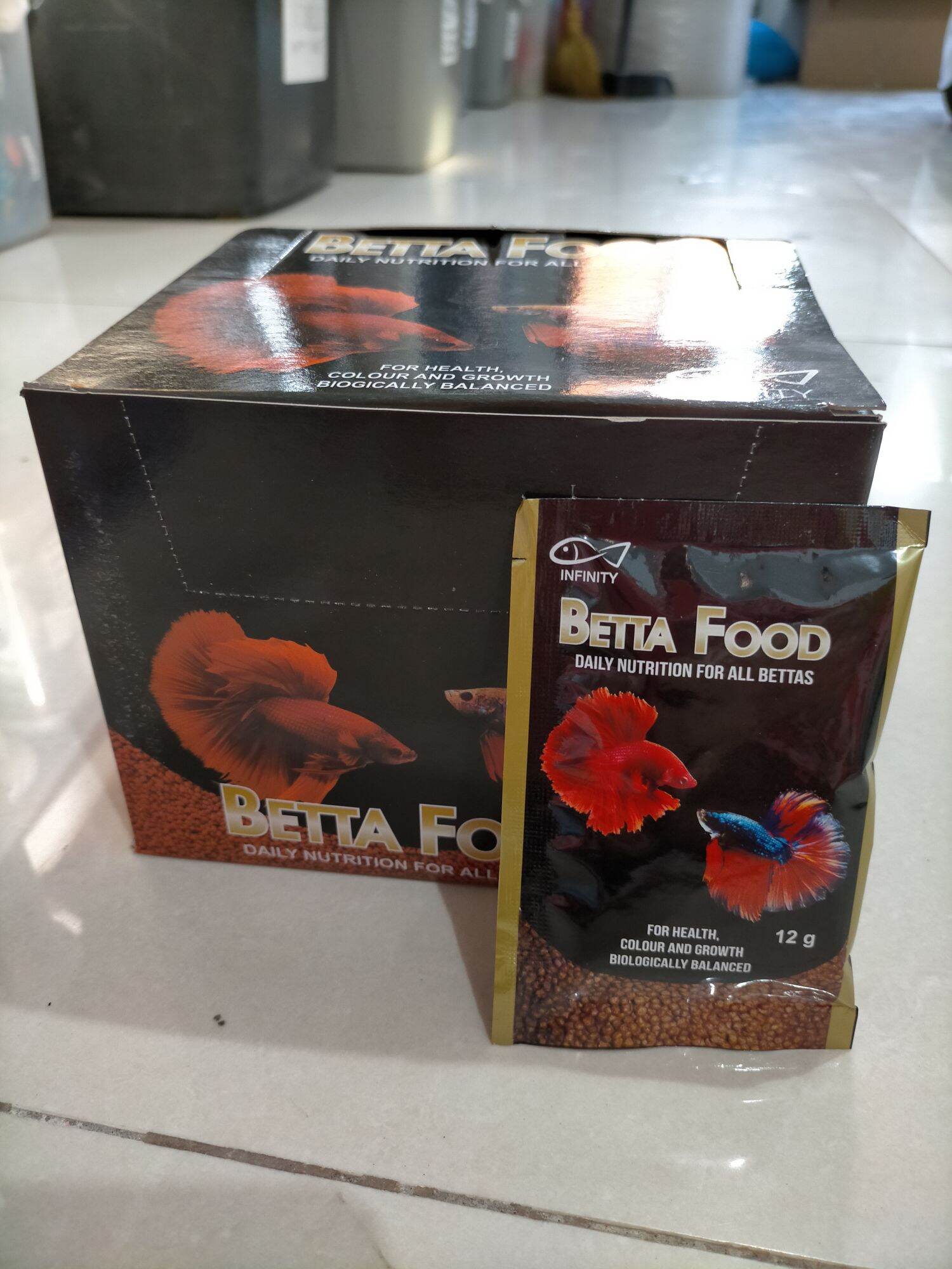 infinity betta food