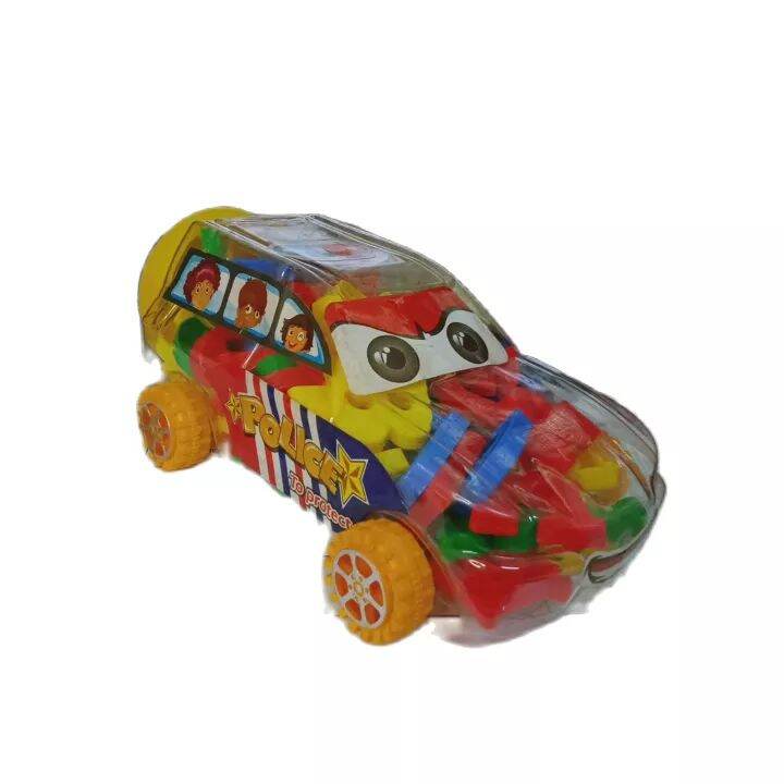 Building Blocks School Bus Stacking Blocks Brick Blocks Number