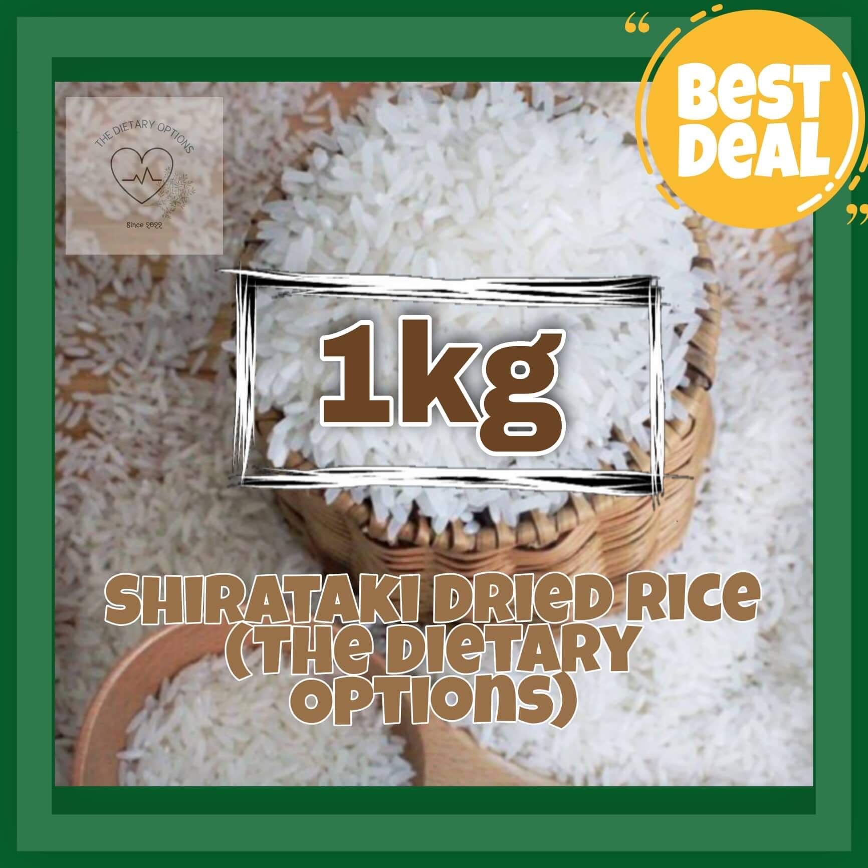 Shirataki/Konjac Dried Rice