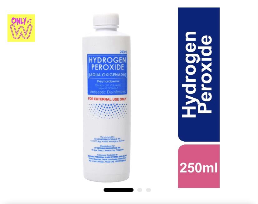 HYDROGEN PEROXIDE 250ml for Teeth Gums and Athlete’s Foot Disease