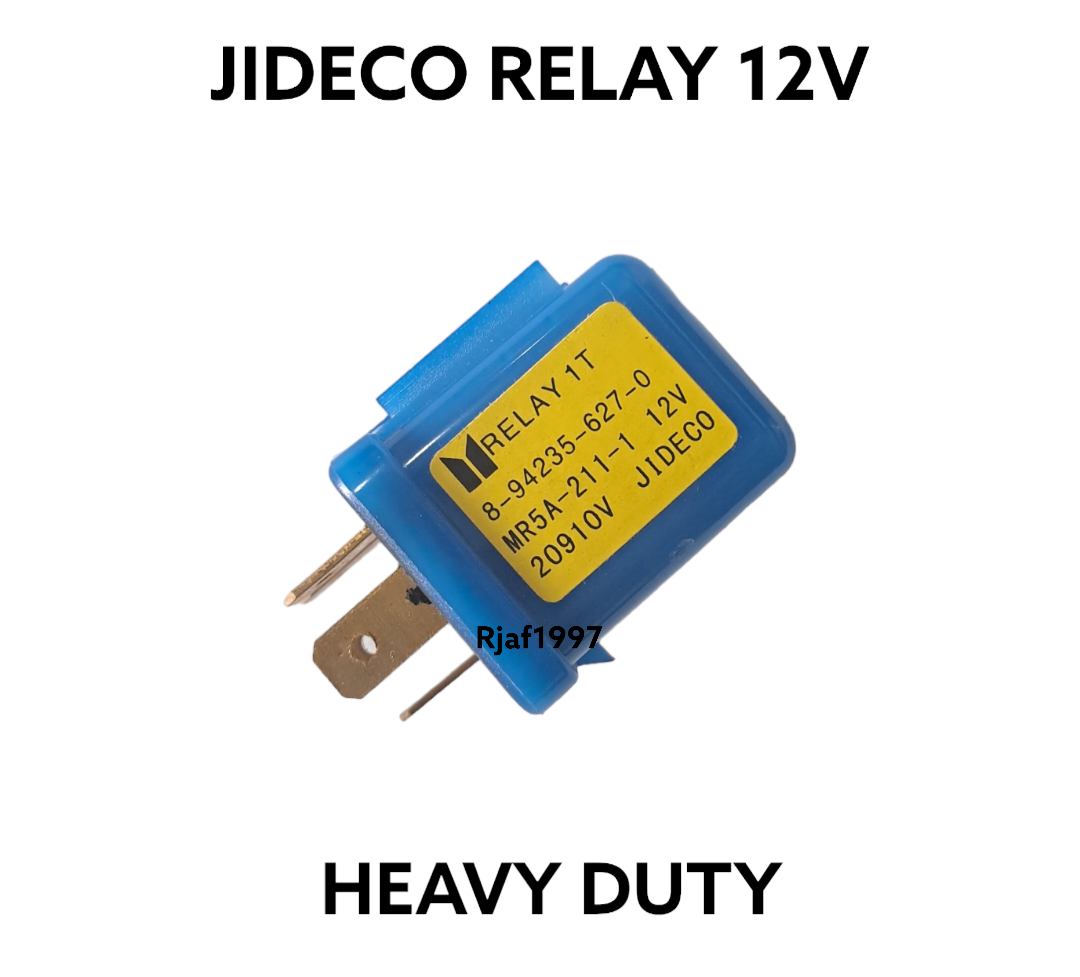 ORIGINAL JIDECO RELAY 12V 24V 4PIN HEAVY DUTY | Lazada PH