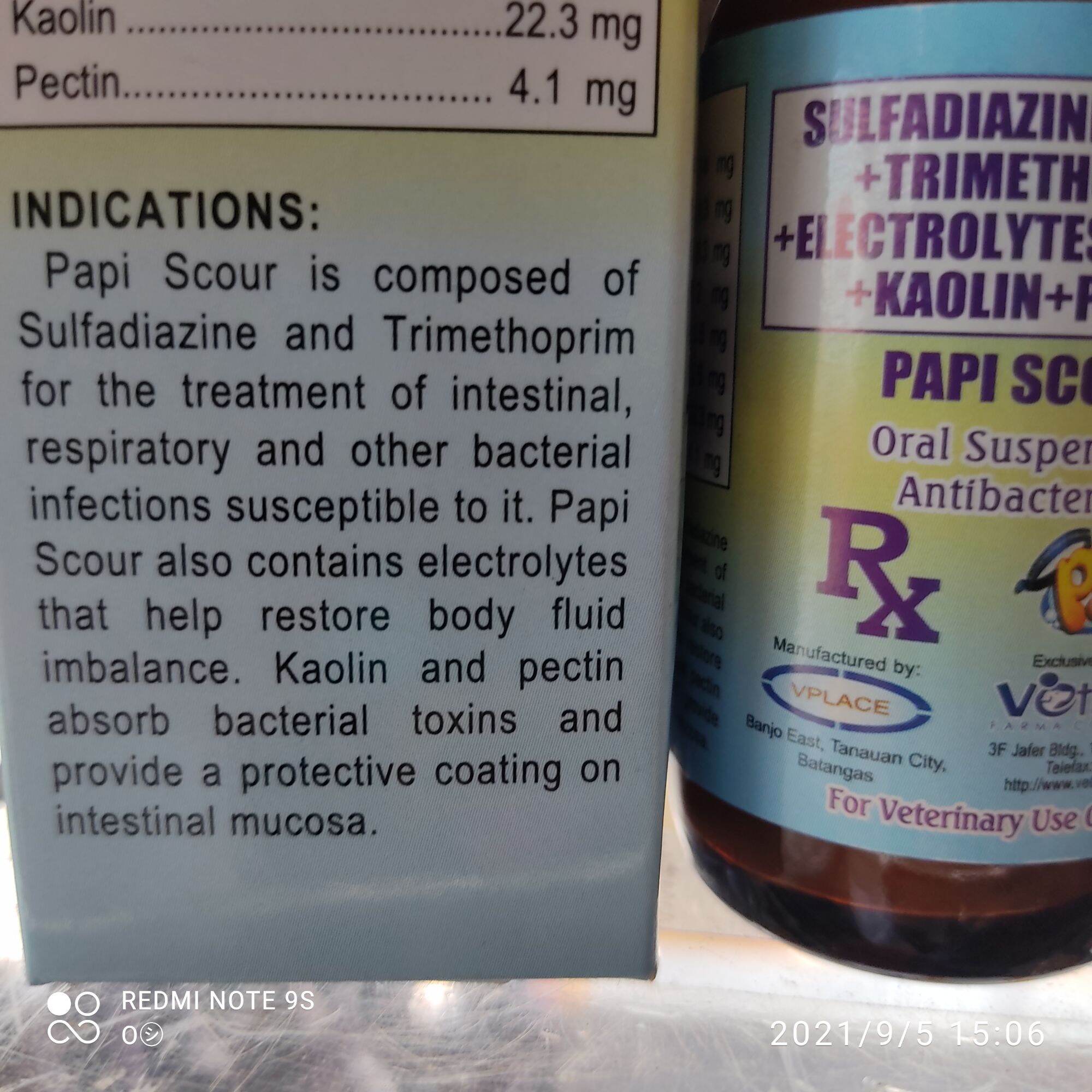 Papi Scour( 60 ml) Oral Suspension, Lazada PH