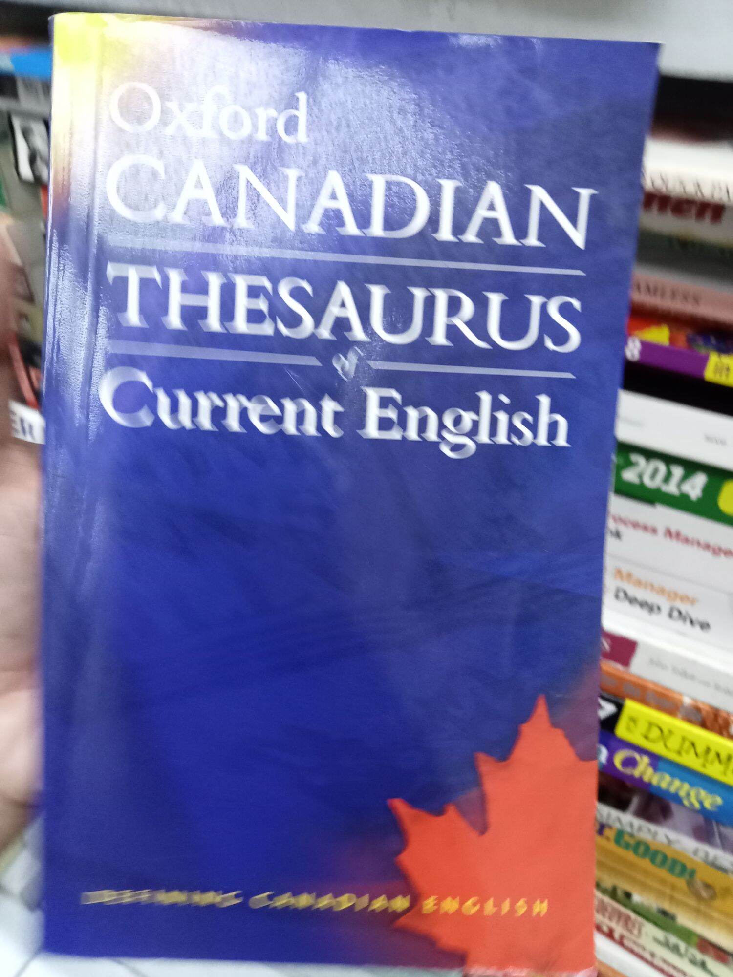 OXFORD CANADIAN THESAURUS DICTIONARY Lazada PH