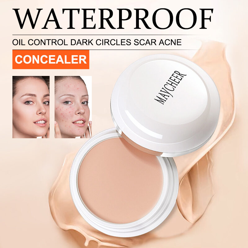 Waterproof full coverage concealer, brightens and moisturizes, natural makeup