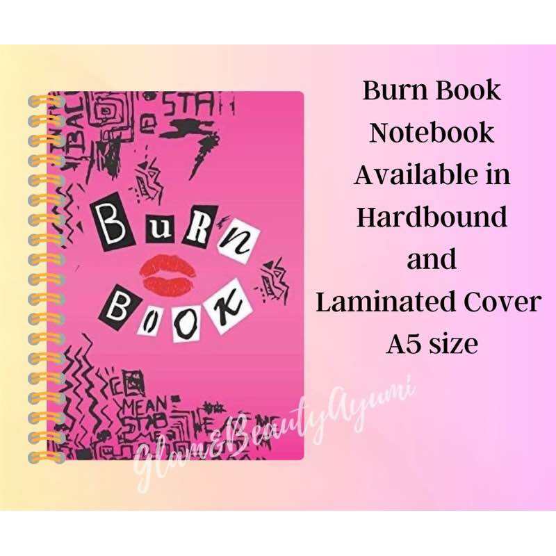 Mean Girls burn book A5 notebook