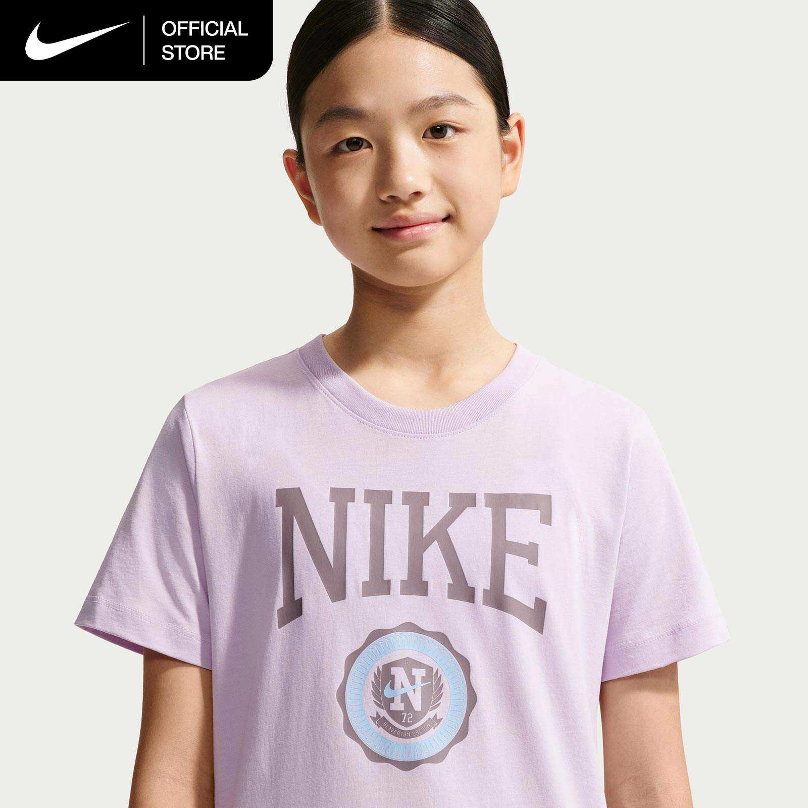 Nike Older Kids' Sportswear T-Shirt - Global Red [IO8402-530]