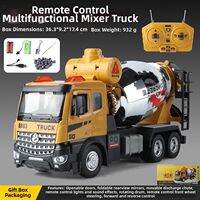 jiaye toys | Diecast Pull-Back Sound & Light Toy Cement Truck Model