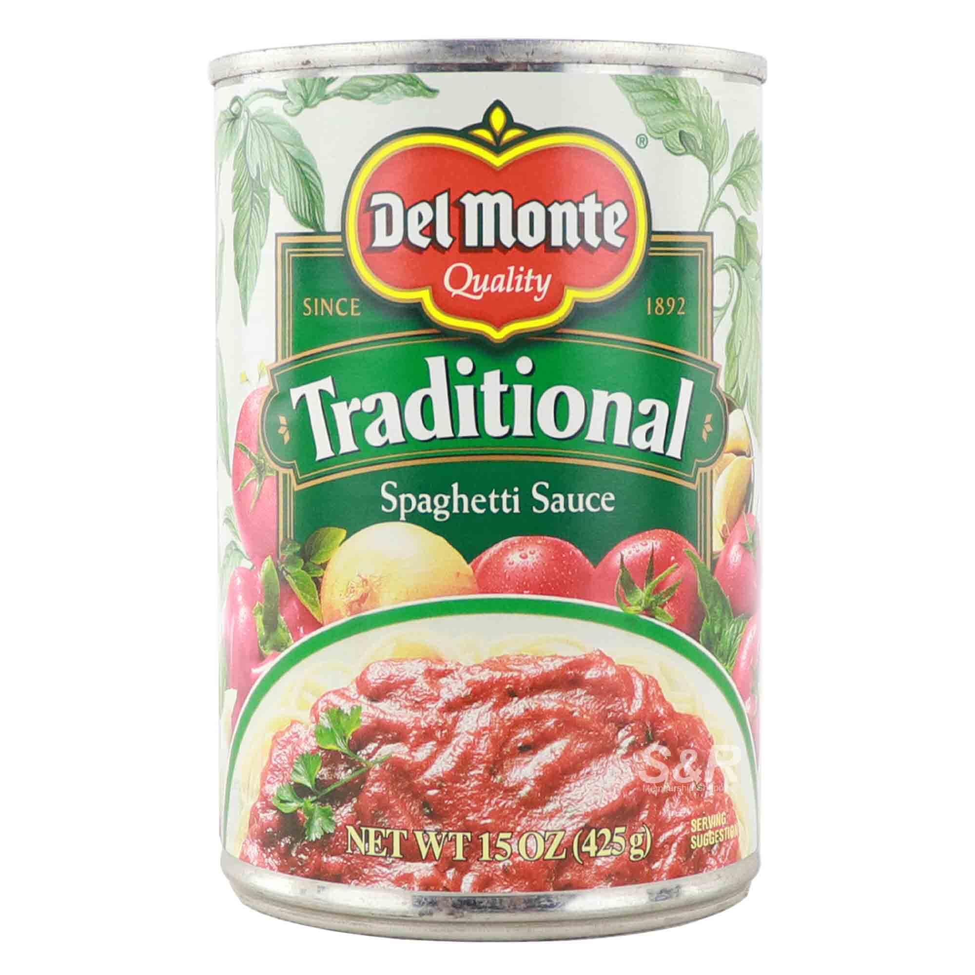 Del Monte Traditional Spaghetti Sauce 425g Lazada PH