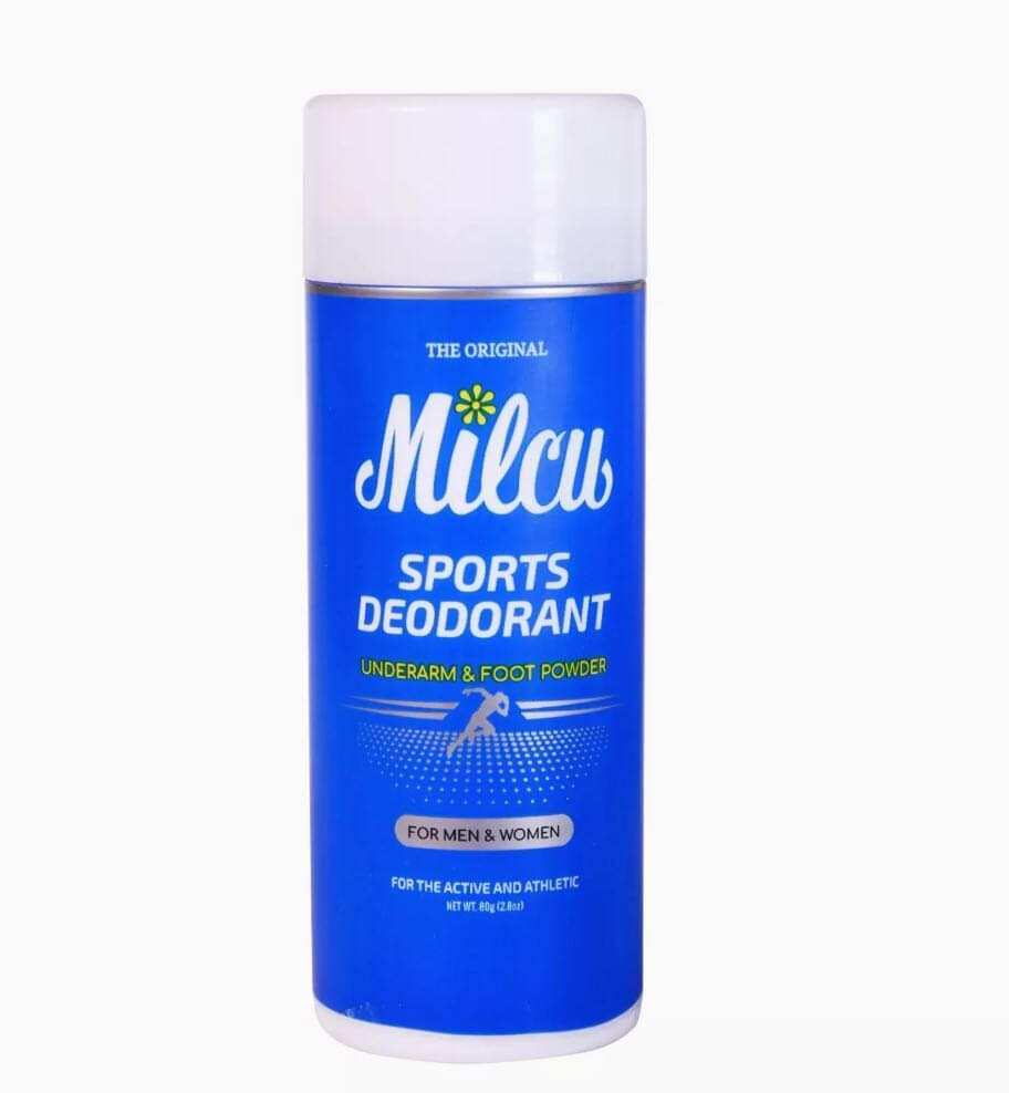 MILCU SPORTS DEODORANT UNDERARM & FOOT POWDER 80g Lazada PH