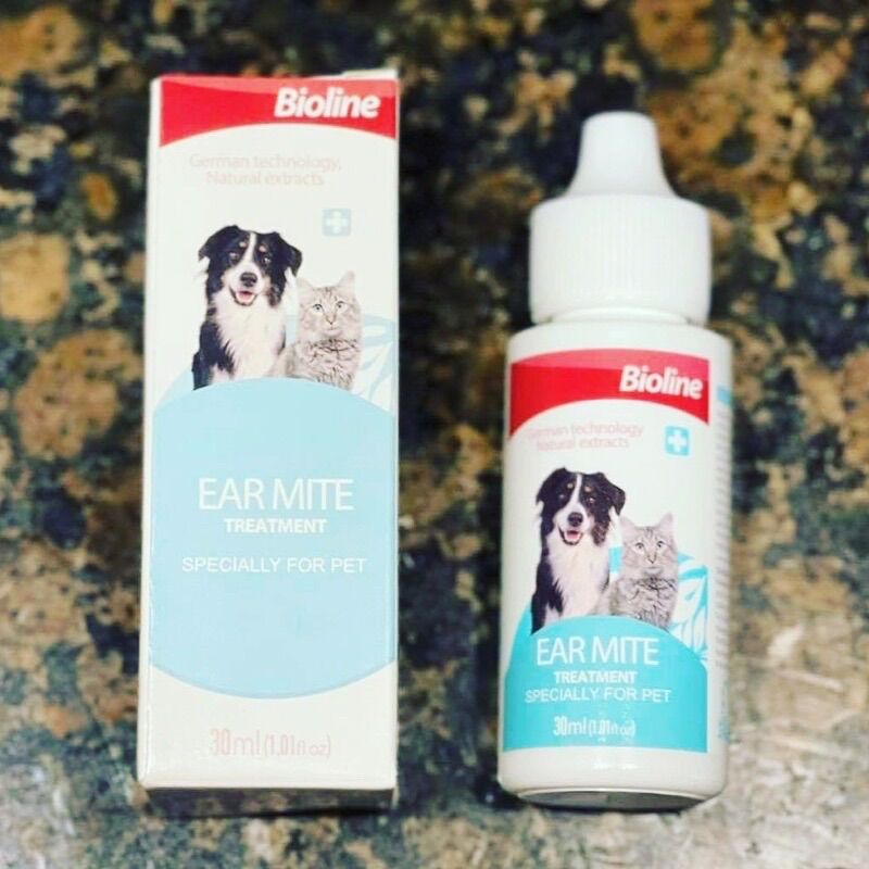 Bioline ear mite treatment 30ml for Dogs & Cats Lazada PH