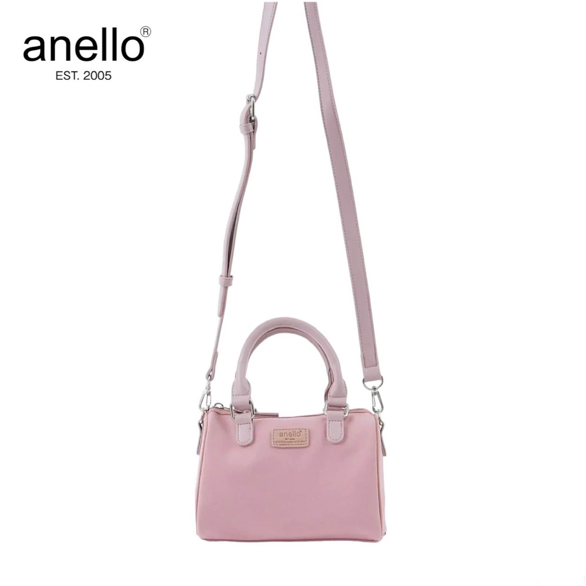 Anello (Mini) Boston Sling Bag - Canvas Black - ShopperBoard