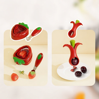 melii | Pitter Cherry Core Remover and Fruit Splitter