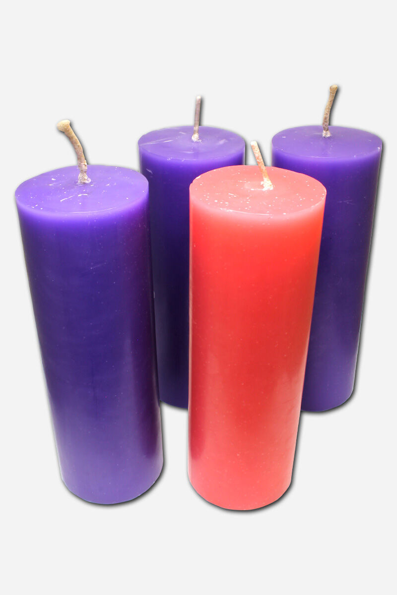 Big Advent Candles for Parish/Cathedral/Church (4x4x11 inches) Lazada PH