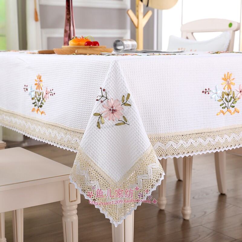 Tablecloth Ornaments, Nordic Deer Pattern, Flax Tablecloth, Easy To