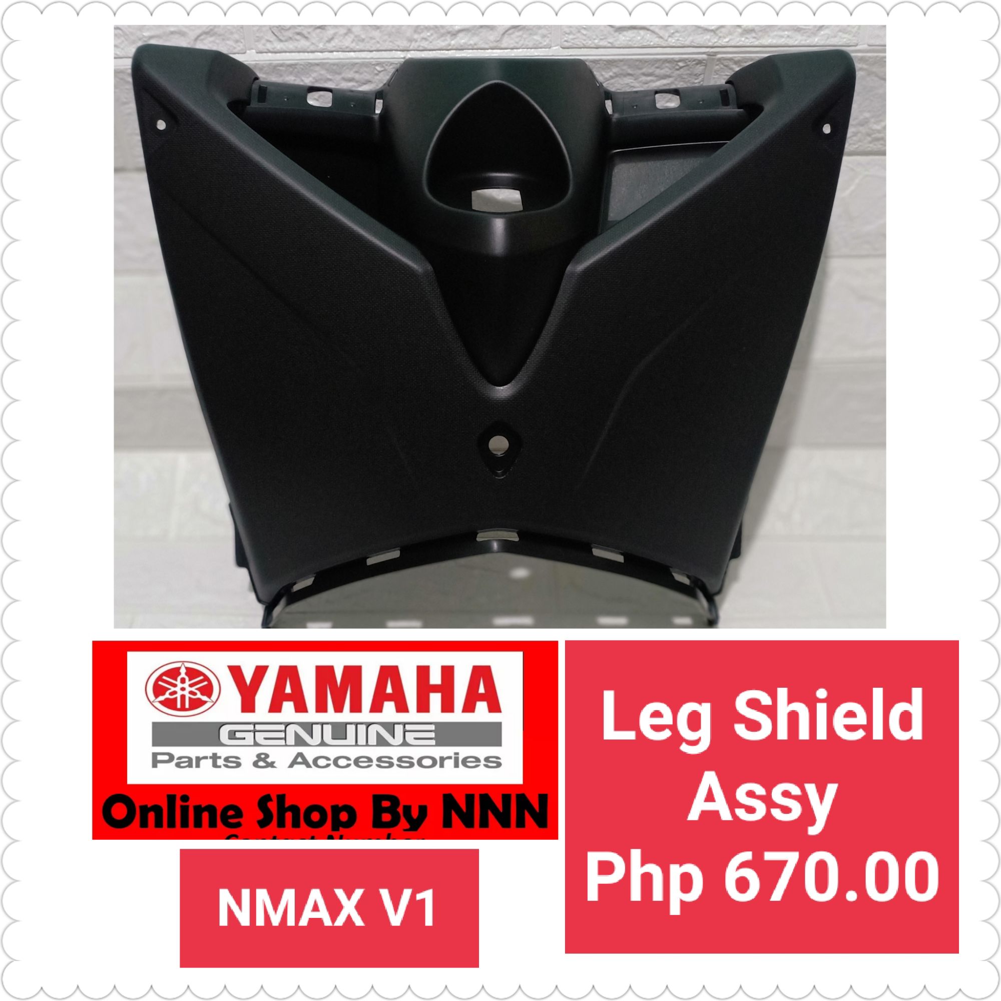 YAMAHA OEM Motorcycle parts : Leg Shield Assy 1CD-F8300-00 [1CDF830000]
