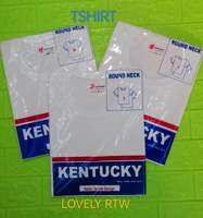 Kentucky Round Neck T-Shirt White Adult Fit Use Scene: Casual Wear