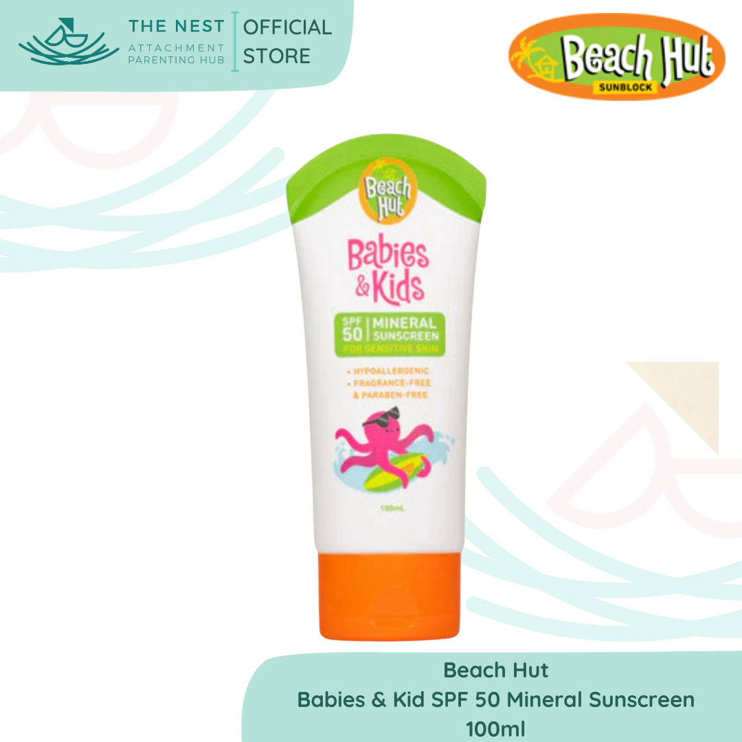 Beach Hut Babies & Kid SPF 50 Mineral Sunscreen 100ml