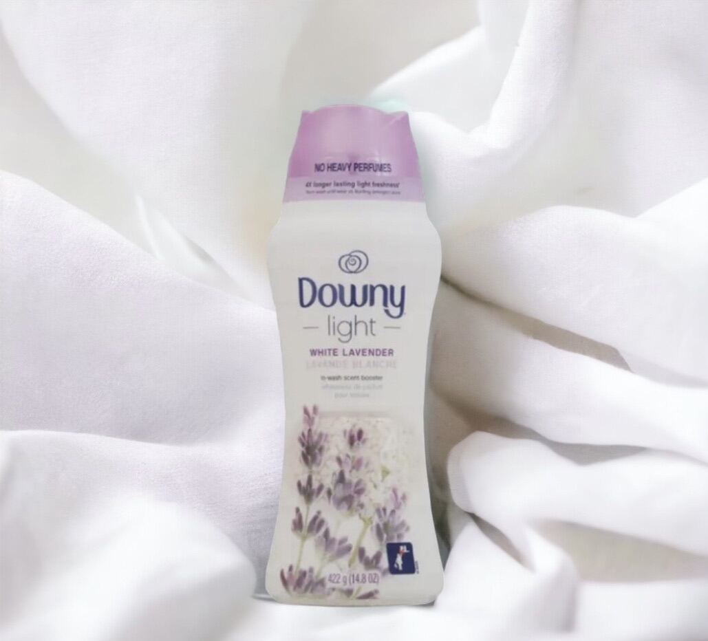 Downy Light Laundry Scent Booster Beads for Washer, White Lavender