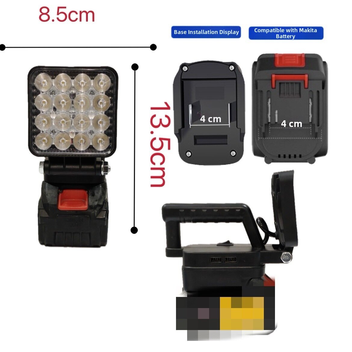 MO DE FA | Outdoor Work Emergency Lighting Handheld Lithium Battery