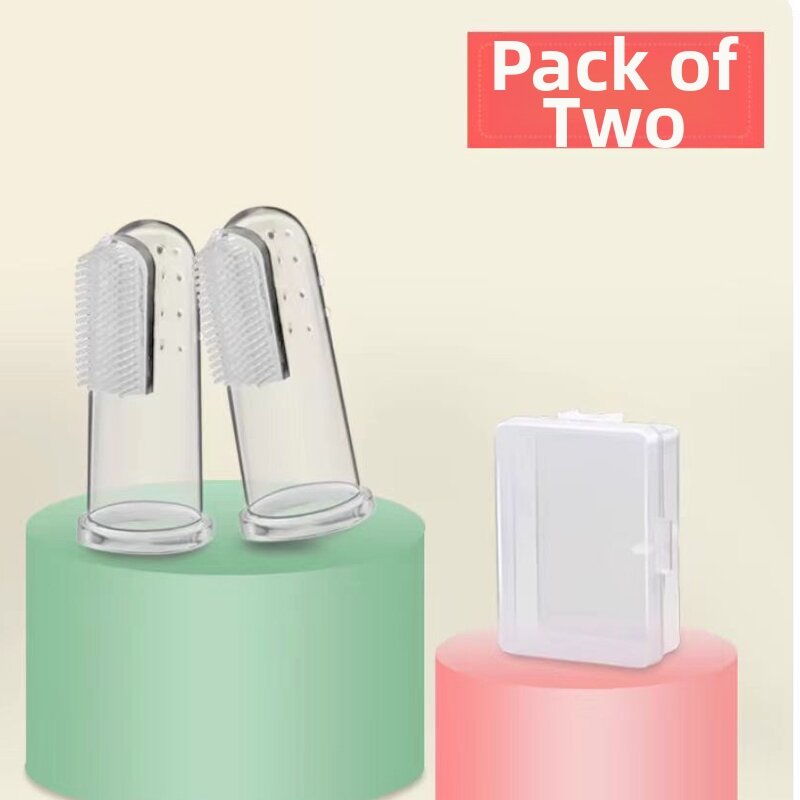 Infant Oral Care Finger Toothbrush 0-2 Years Soft Silicone nuomo