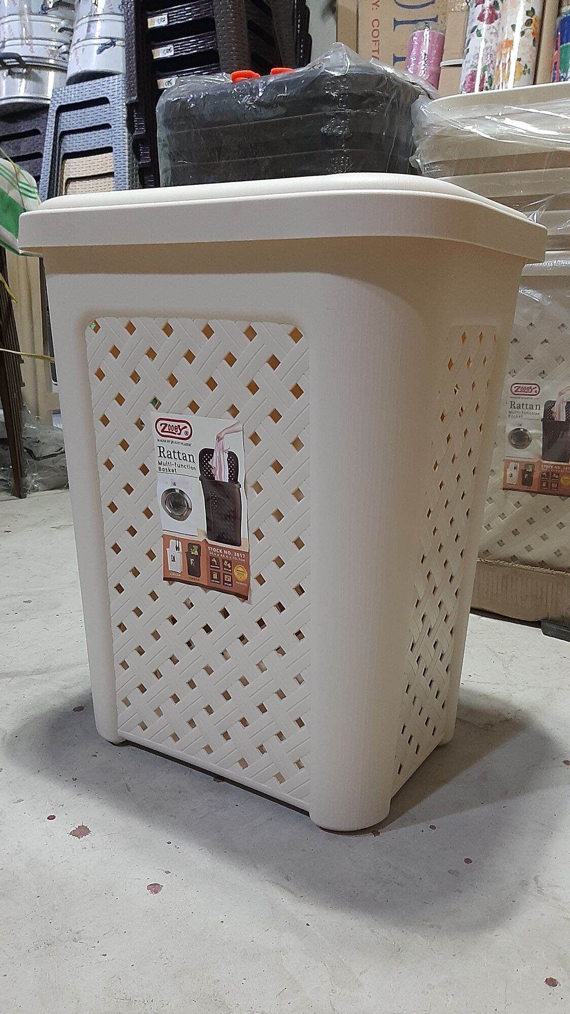 Zooey Rattan Large Laundry Basket Lazada PH