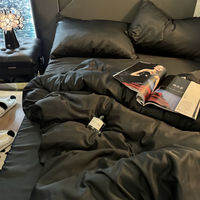 Jroye | Cool Pure Color Icy Silk Bed Sheet Set
