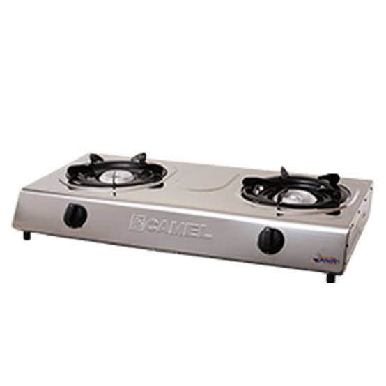 Camel Double Burner Gas Stove with Free Hose