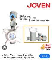 Joven Stop Valve Water Regulator SVF-1 (L/Grey with N.White Knob)