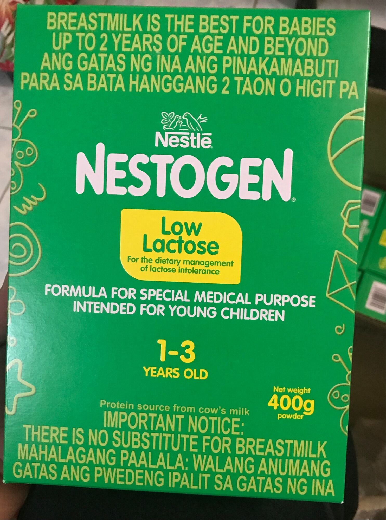 Nestogen 3 hot sale lactose free