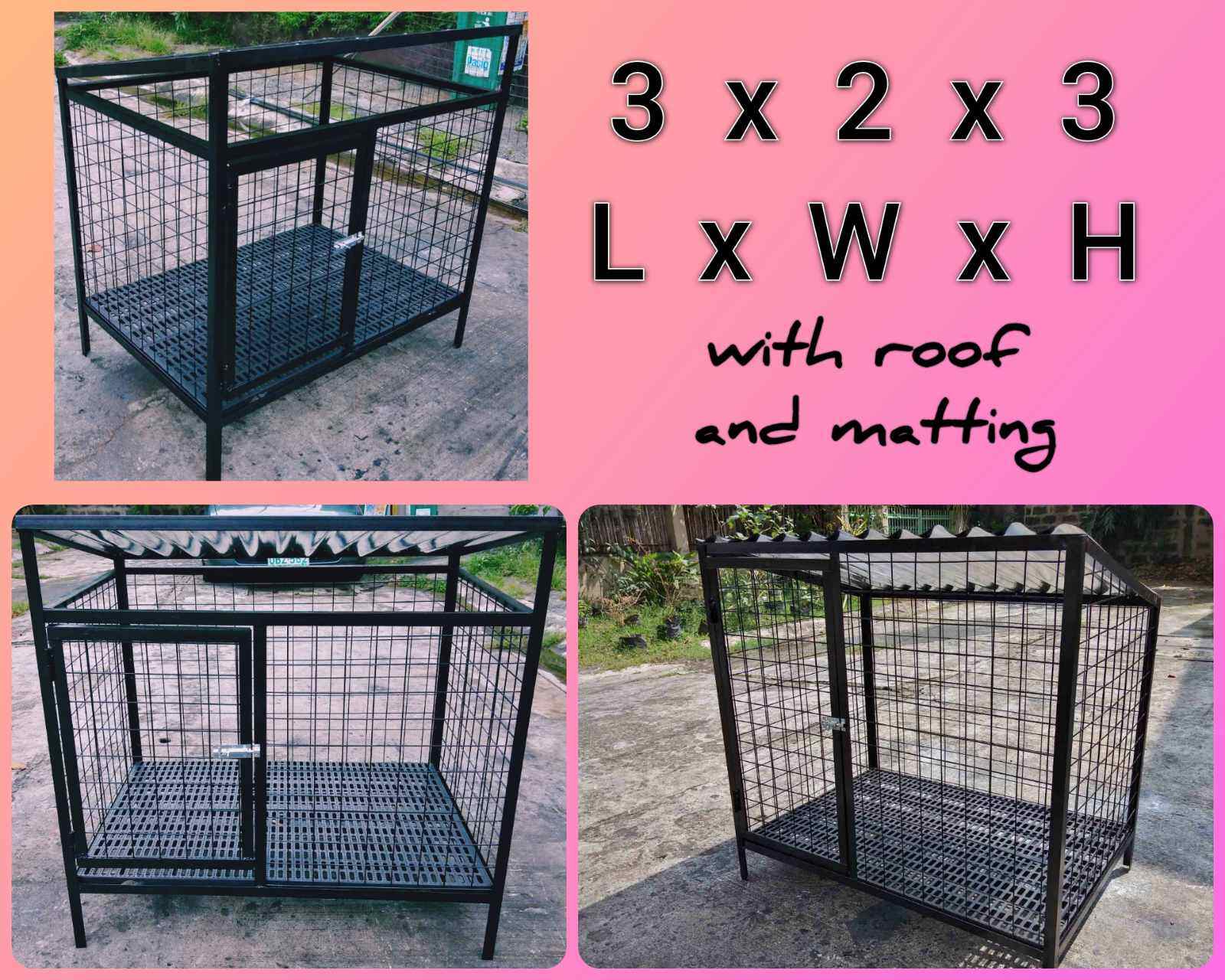 dog crate without roof