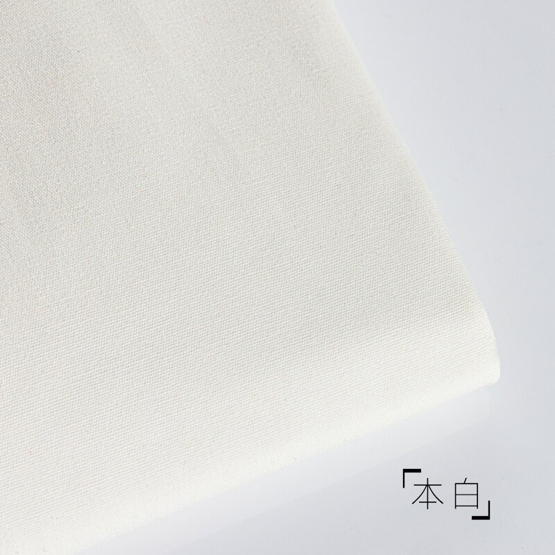 Handmade Pure Cotton Canvas Fabric for Embroidery Home DIY Background Table Cloth