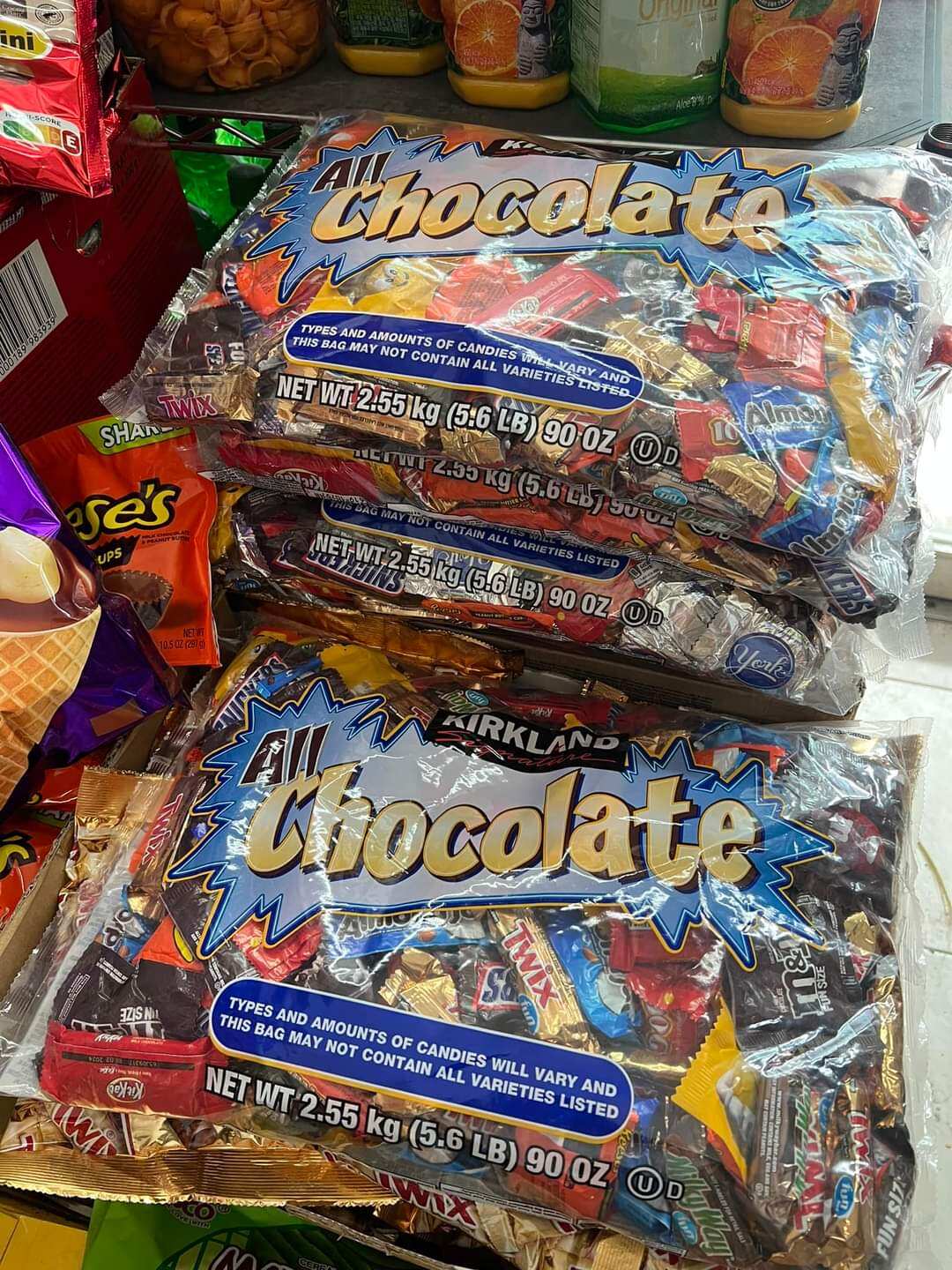 KIRKLAND ASSORTED CHOCOLATES 150pcs.. 