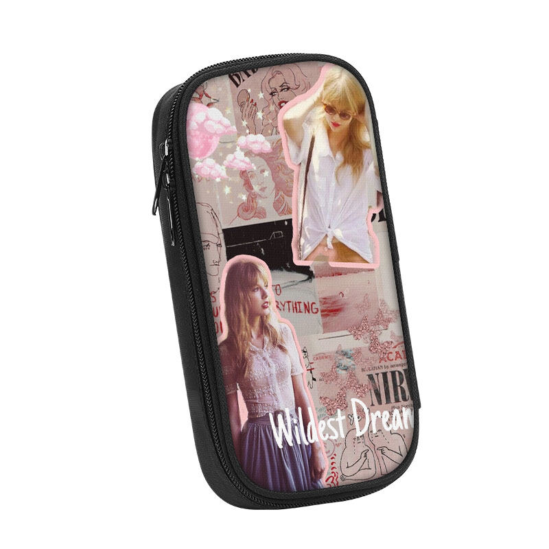 Taylor Swift Mildew Periphery Pencil Case Star Same Style Stationery Box  Stationery Case Pencil Box Multi-Functional Large Capacity Primary School  Student Junior High School STUDENT'S Junior High School Pencil Case Girl's  Pencil