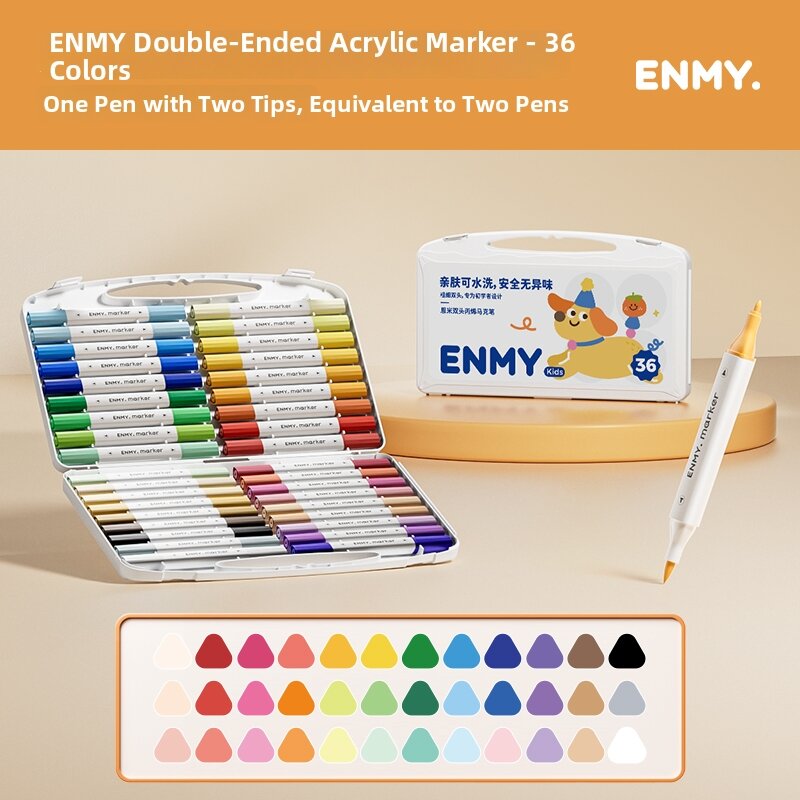 ENMI | Dual-tip Soft-tip Markers Washable