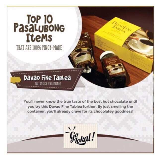 Davao Fine Tablea Dark Chocolate 288g easy/quick melt cocoa. 