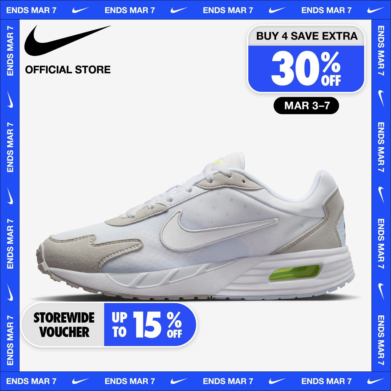 Air max off shop white march 30