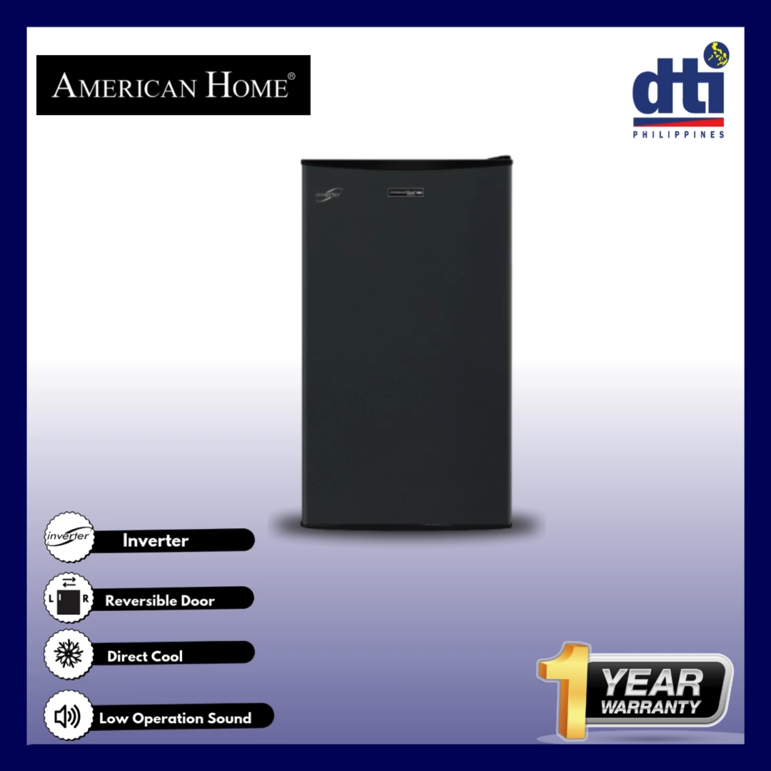 American Home Inverter Bar Refrigerator 3.3 cu.ft. ABR-M25INV90BS ...