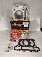 MTRT CYLINDER BLOCK SET 55mm MIO i 125 / M3 / SOUL i 125 CHROMEBORE CASTING PISTON PIN 13 MB-447