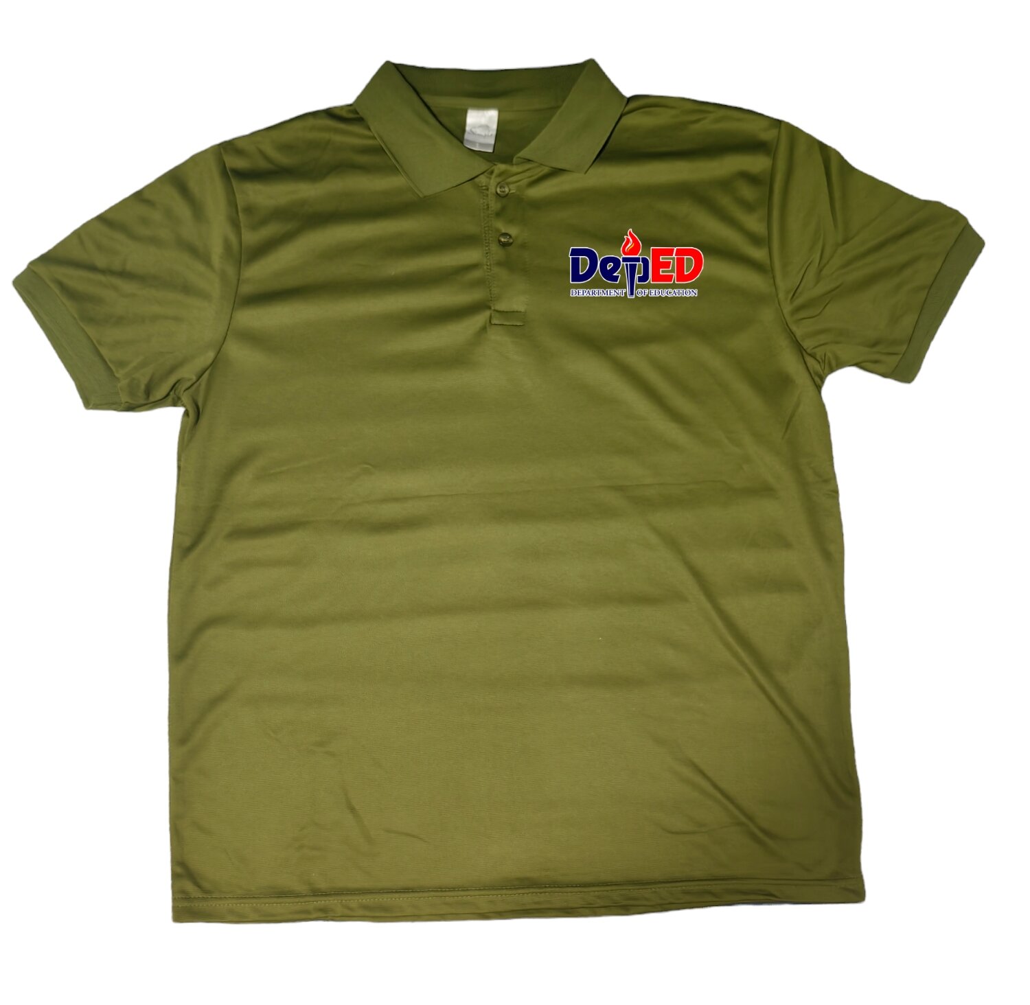 Customized Deped Matatag Army Green Drifit Polo Shirt Lazada Ph 9199