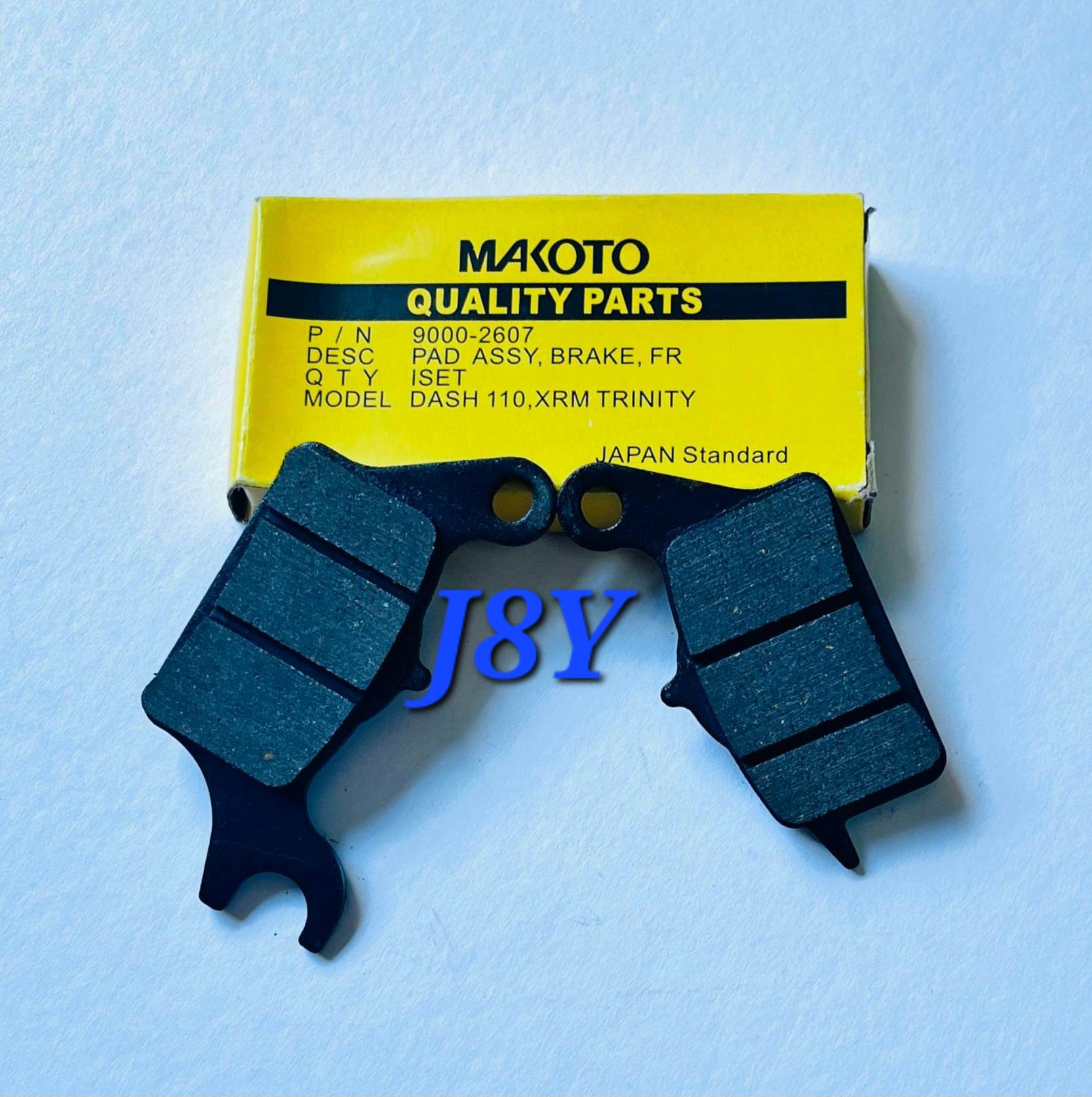 Brake Pad Set FRONT Wave Dash 110, XRM Trinity, XRM 125 MAKOTO Lazada PH
