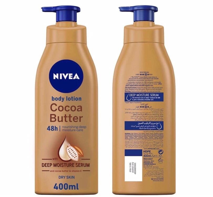 Nivea Cocoa Butter Lotion 400ml Original (Imported from UAE) Lazada PH