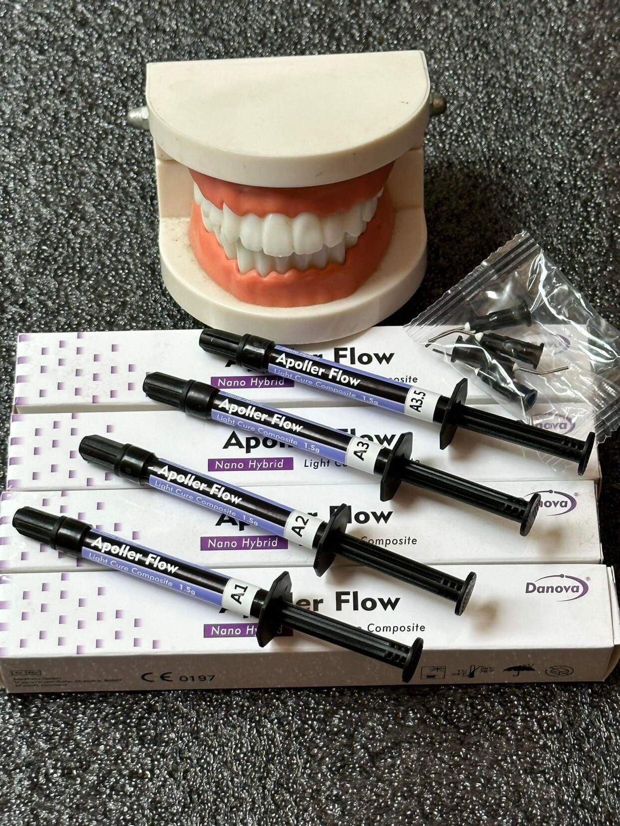 Apoller dental flowable light cured composite Lazada PH