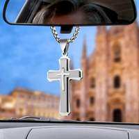 kakao friends | High-end Art Cross Metal Car Decoration