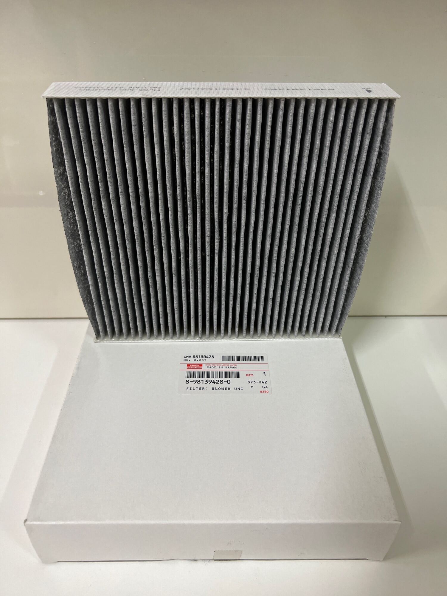 Genuine Isuzu Cabin Filter for Isuzu DMAX (2014 UP), RT50, MUX Made in