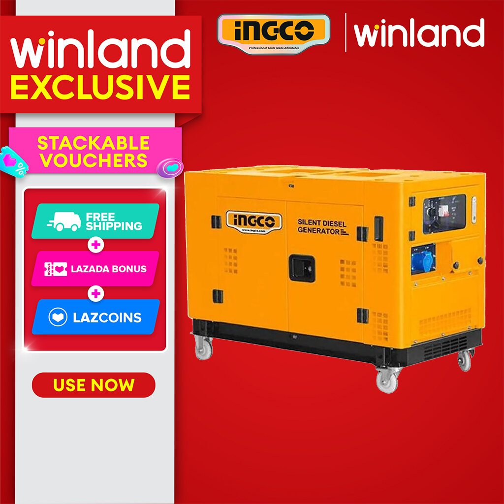 Ingco 26L Silent Diesel Generator 13.5KVA 220-240V