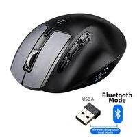 Sanwa Supply | Charging Bluetooth 5.0 USB Customizable Vertical Ergonomic Dual Mode 2.4G Wireless Mouse