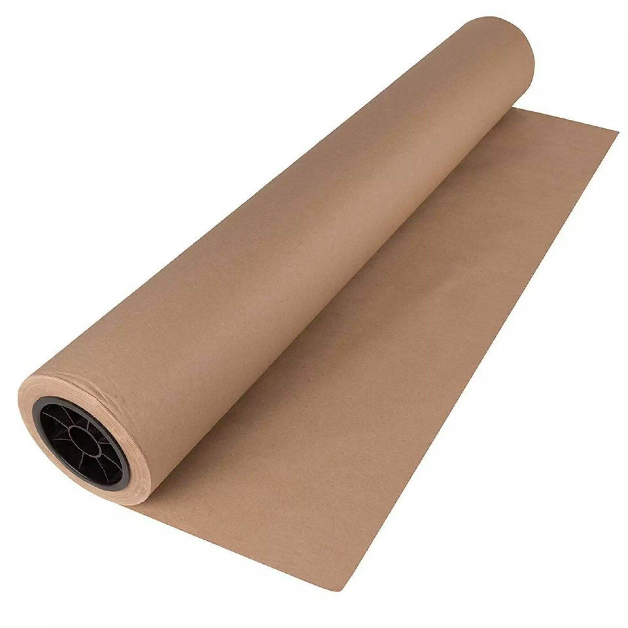 Brown kraft paper roll 24in width, continuous length 30m Lazada PH
