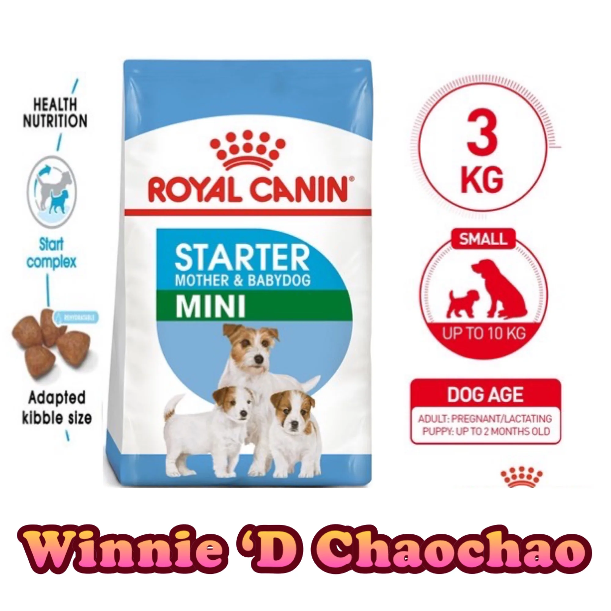 Royal Canin Mini Starter Mother & Baby Dry Dog Food 3kg